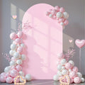 6.6 ft Arch Backdrop Cover Pink - Double-Sided Spandex Arch Covers Stretchy Backdrop for Balloon Arches Birthday Party Baby Shower Banquet Wedding Photo Background by Unknown