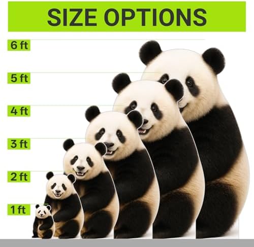 Panda 4FT Life Size Cardboard Cutout, 1 PC - Image 2