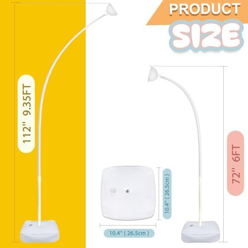 AerWo Balloon Arch Kit Balloon Arch Stand with Base, 9.35Ft & 6Ft High Free Bending Half Arch Balloon Stand for Wedding Birthday Party Baby Shower Yard Lawn Christmas Decorations - Image 2