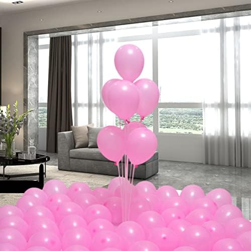 400 Pack 5 Inch Hot Pink Latex Balloons Helium Balloons Party Balloons Decorations Supplies - Image 5