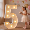 imprsv Large Marquee Numbers, 3FT Light Up Numbers 5 for Party Decor by Letsmakeitimpressive