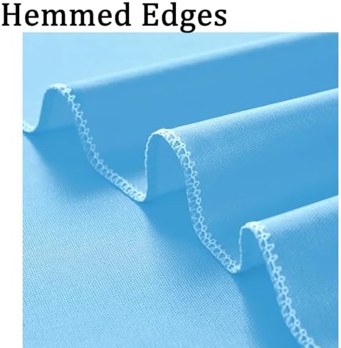 40ftx10ft Wrinkle Free Baby Blue Backdrop Curtains for Parties, 8 Panels Thick Polyester Backdrop Drapse for Weddings Birthday Photography Background Curtains - Image 6