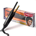 Red by Kiss 0.3 Inch Pencil Flat Iron, 3/10" Ceramic Tourmaline Hair Straightener for Thin, Short Hair & Edge Styling, Fast 60s Heat Up to 450°F, Frizz Control Root Styling Wand, Tangle-Free, Black by REDbyKISS