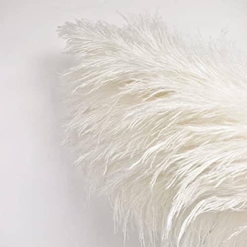 10 Stems 46" inch White Pampas Grass Decor Tall, Large Pompas Grass, Boho Neutral Home Decor Bouquet, Fluffy Pampass Grass for Floor Vase Wedding Floral Arrangements Wall Farmhouse Table Decor - Image 3