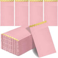 100 pack Pink Cocktail Napkins with Gold Foil Accents Scalloped Edges 4 x 8 inch Beverage Disposable Napkin Party Decoration Wedding Bridal and Baby Shower Dinner Lunch Supplies (Pink Mix) by Leapig