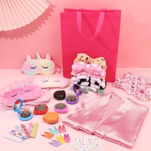 60 PCS Spa Party Favors for Girls, Sleepover Party Supplies, Pink - Image 6