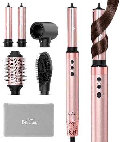 Brightup 5 in 1 Hot Air Styler & Hair Dryer Brush by Brightup