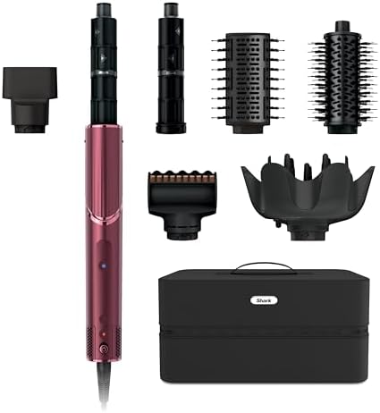 Shark FlexStyle, Air Multi-Styler & Drying System, Black Cherry, HD457CR by Shark
