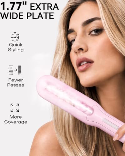 Steam Hair Straightener, Cool Mist for Less Heat Damage & Add Shine - Image 6