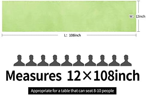 10-Pack Satin Table Runner Light Green 12 x 108 inches Long, Table Runners for Wedding, Birthday Parties, Banquets Decorations（10 Pack, 12x108 Inch, Light Green） - Image 4