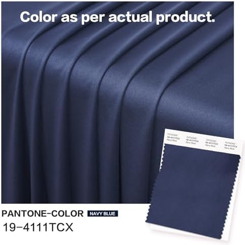 10x12 ft Navy Blue Backdrop Curtains for Weddings, Birthdays and Photos - Image 4