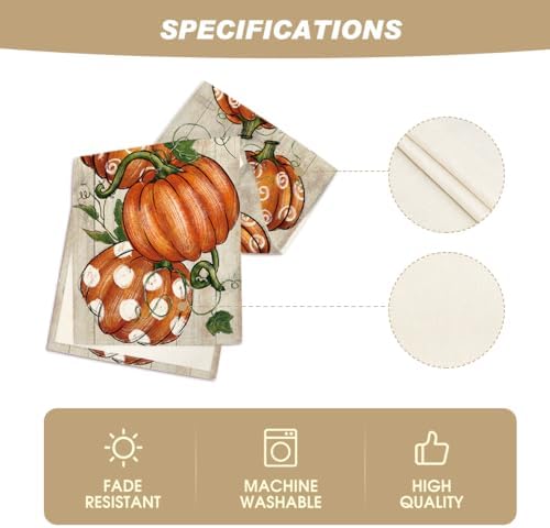 Artoid Mode 210 GSM Fall Table Runner Home Party Decor 13x36 Inch - Image 5