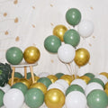 300 Pack Sage Green Gold and White Balloons 5 Inch Latex Green White Metallic Gold Bulk Small Balloon Arch Garland Kit for Birthday Wedding Bridal Baby Shower Supplies Graduation Party Decorations by BAOKUANHU