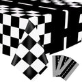 Kesfey Race Car Plastic Table Cloths Monster Truck Table Cloths 3 Packs by kesfeyhigh-qualitygoods