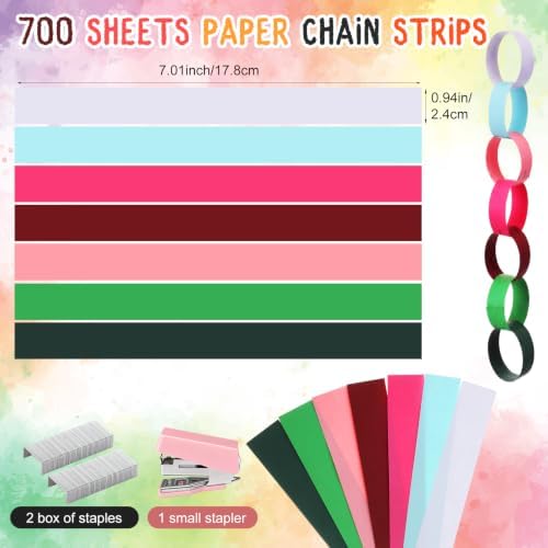Christmas 574 ft Crepe Streamers Paper Chains Garland - Image 6