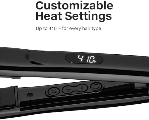 Paul Mitchell Style+ 1" Ceramic Flat Iron, Adjustable Heat Settings, for Straightening + Curling - Image 6