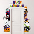 Peryiter 3 Pcs Halloween Door Decorations Cartoon Halloween Porch Signs by Peryiter