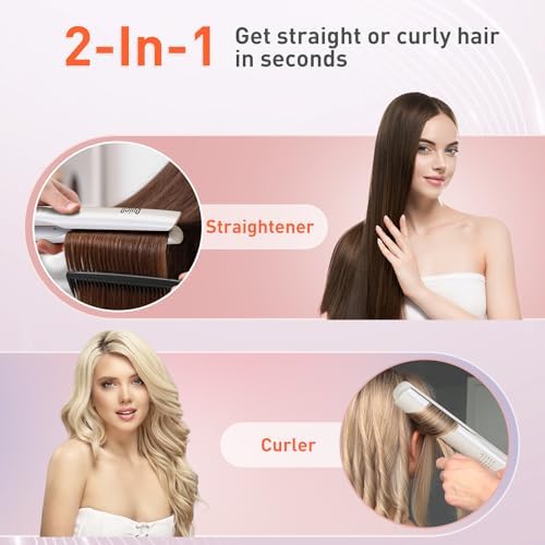 Quico Hair Straightener, 100-240V Dual Voltage Straightener and Curler - Image 4