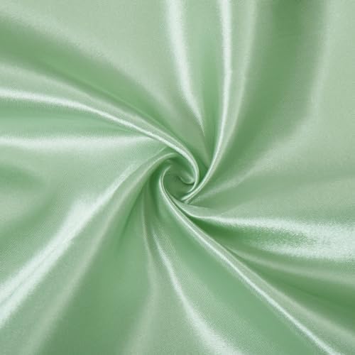 Sage Green Satin Table Runner, 12x108 Inches, 4 Pack - Image 7