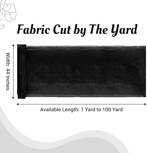 90 Yard Organza Fabric 44" Wide for Wedding Event Décor - Black - Image 2