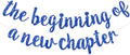 BEISHIDA Blue Pre-Strung Glitter The Beginning of A New Chapter Banner by Beishida