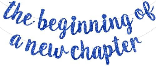 BEISHIDA Blue Pre-Strung Glitter The Beginning of A New Chapter Banner by Beishida