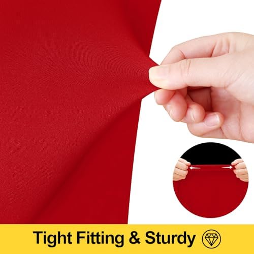 Smiry Spandex Elastic Fitted Table Cloth Skirt for 5FT Rectangle Table - Image 5
