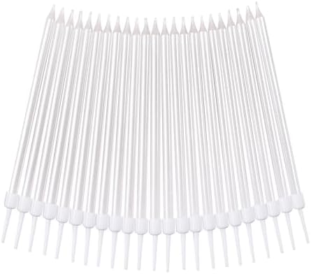 PHD CAKE 36-Count Pearl White Long Thin Birthday Candles, Cake Candles, Birthday Parties, Wedding Decorations, Party Candles - Image 4