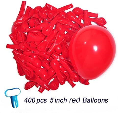 400 Pack Red Balloons 5 Inch Latex Small Balloon for Birthday Wedding Bridal Baby Shower Party Decorations - Image 2