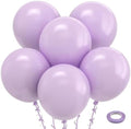 Bezente Pastel Purple Latex Round Helium Party Balloons 30 Pack 18 inch by Bezente