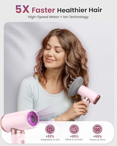 Dual Voltage Hair Dryer Travel Europe Foldable, High Speed - Image 3