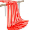 80 Yard Chiffon Fabrics, 44" Wide, Lightweight, Sheer – Orange by MDS