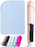 ANGENIL Heat Resistant Silicone Mat for Hair Tools - Counter Mat Pad Cover for Curling Irons, Flat Irons, and Hair Straighteners (9" x 6.5") by ANGENIL