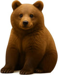 Brown Bear 2FT Life Size Cardboard Cutout, Safari Theme, 1 PC by 111PRINT
