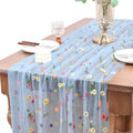 3 Pack Flower Table Runner Floral Daisy Fall Wedding Birthday Party Decor by Joanlody