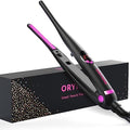 ORYNNE Small Flat Irons for Short Hair, 5s Ultra Fast Heat Up Pencil Flat Iron, Negative Ions Mini Flat Iron for Edges, 3/10'' Travel Mini Hair Straightener with Digital Temp Control, Easy to Use by ORYNNE