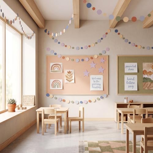 Outus 5 Pieces Dot Garland Banner Hanging, Boho Color - Image 6