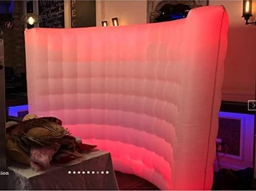 SAYOK Inflatable Photo Booth Wall Selfie Booth Backdrop, Photo Booth Enclosure Portable Inflatable White Photoshoot Background Wall for Party Wedding Events - Image 3
