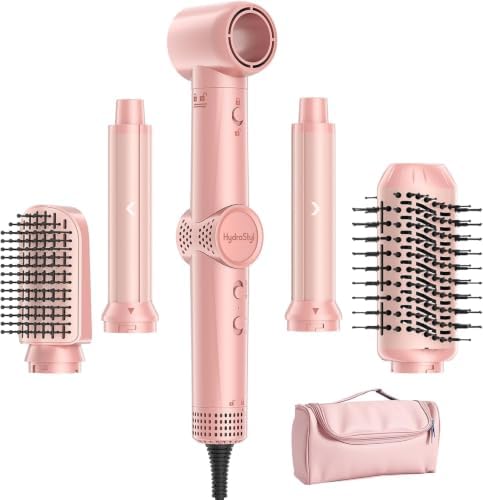 5 in 1 Hair Dryer Brush, High-Speed Auto Wrap Curling Brush by ShowerSteamersAromatherapy