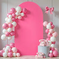 6.6 ft Arch Backdrop Cover Hot Pink - Double-Sided Spandex Arch Covers Stretchy Backdrop for Balloon Arches Birthday Party Baby Shower Banquet Wedding Photo Background by Unknown