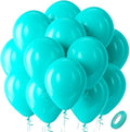 Bezente Teal Balloons Latex Party Round Helium Balloons100 Pack 12 inch by Bezente
