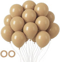 Voircoloria 105pcs Khaki Party Latex Balloons, 12inch by Voircoloria
