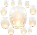Paper Lanterns 20Pcs Set, Including Hanging Rectangular, Suitable for Home Decor, Birthday Parties, Weddings, Christmas, Easter, New Year’s Celebrations, and Other Party Decorations. (20Pack White) by Unknown