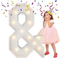 4FT Marquee Letters, Large Light Up Letters Sign & for Party Decor by MerryMosaics