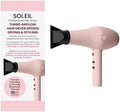 L’Ange Hair Soleil Professional Hair Dryer | Fast Drying Ionic Blow Dryer for Frizz-Free Results | 3 Heat Settings with Cool Shot Feature | Lightweight Hairdryer with Concentrator 1875W | Blush by LANGEHAIR
