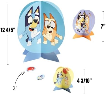 Bluey Table Centerpiece Kit - 27 Pc Set - High-Quality & Sturdy, Perfect Party Essential For Themed Parties & Events - Image 2