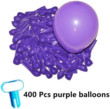 400 Pack Purple Balloons 5 Inch Purple Small Ballons Quality Latex Matte Balloons Helium Balloon Party Decorations Supplies - Image 2