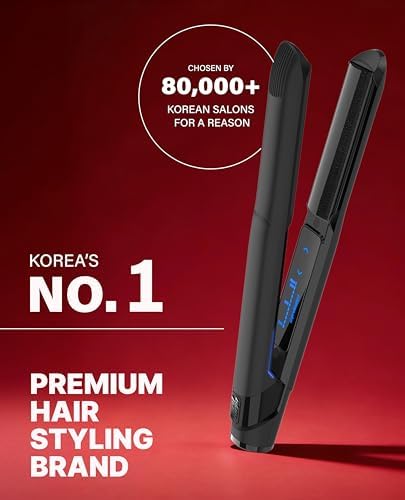 GLAMPALM GlamMuse Volumizing 1" Korea's No.1 Cruved Flat Iron - Image 2
