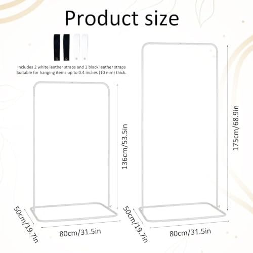 Wedding Sign Stand,Welcome Poster Easel Stand,White,1 Pack - Image 3
