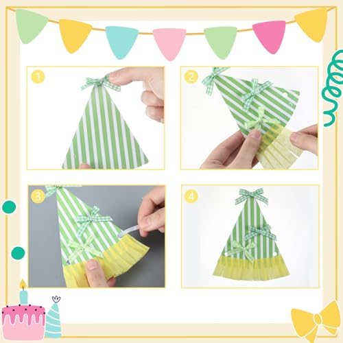192 Pcs DIY Face Banner Kit Fun to One Birthday Decoration - Image 5